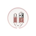 Miniatyrbillede 2 af 3: Richmond & Finch Sladdvinda Micro USB - Vit Marmor White