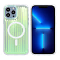 Miniatyrbild 1 av 3: iPhone 13/12 Pro Max Stöttåligt Mobilskal Magsafe Reflektionsfärg - Grön Grön