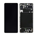 Miniatyrbild 1 av 4: Samsung Galaxy A71 Skärm med LCD Display + Ram - Svart Svart