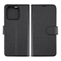 Miniatyrbillede 1 af 5: Xiaomi Redmi 12c Plånboksfodral med Stativ - Svart Black