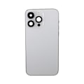 Pikkukuva 2 / 10: iPhone 14 Pro Max Baksida med Komplett Ram - Silver Silver