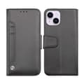iPhone 14 Plus Plånboksfodral Extra Kortfack Rvelon - Svart Svart