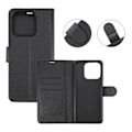 Miniatyrbillede 5 af 5: Xiaomi Redmi 12c Plånboksfodral med Stativ - Svart Black