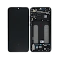 Miniatyrbillede 1 af 5: Xiaomi Mi 9 Lite (2019) Skärm/Display + Ram (Service Paket) - Tarnish Svart Black