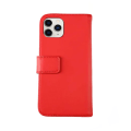 Miniatyrbillede 1 af 7: iPhone 11 Pro Plånboksfodral Läder Rvelon - Röd Red