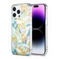 Pikkukuva 1 / 3: iPhone 14 Pro Mobilskal MagSafe - Blommor Turkos Multicolor