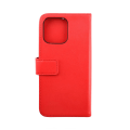 Miniatyrbillede 6 af 7: iPhone 14 Pro Max Plånboksfodral Läder Rvelon - Röd Red