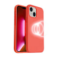 Miniatyrbild 1 av 4: iPhone 14 Plus Silikonskal Rvelon MagSafe - Rosa Rosa