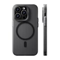 Pikkukuva 1 / 4: iPhone 13 Pro Mobilskal Korrugerad Anti-Halk - Svart Black