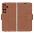 Pikkukuva 1 / 5: Samsung Galaxy S25 Plånboksfodral med Stativ - Brun Brown
