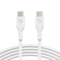 Pikkukuva 1 / 4: Rvelon USB-C Laddkabel 60W Snabbladdning 2m - Vit Silver