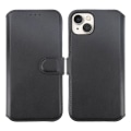 Miniatyrbillede 1 af 5: iPhone 15 Plus Plånboksfodral Läder Rvelon - Svart Black