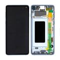 Pikkukuva 1 / 5: Samsung Galaxy S10 Skärm med LCD Display Original - Blå Marine blue