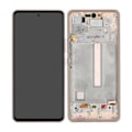 Miniatyrbild 1 av 3: Samsung Galaxy A53 5G (SM-A536B) LCD Skärm med Display Original - Peach Guld