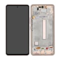 Miniatyrbillede 1 af 3: Samsung Galaxy A53 5G (SM-A536B) LCD Skärm med Display Original - Peach Gold