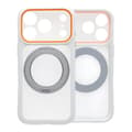 Skal med Roterbart MagSafe-Stativ för iPhone 17 Pro Max - Vit vit