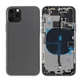 Pikkukuva 1 / 3: iPhone 11 Pro Baksida med Komplett Ram OEM - Svart Black