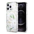 Pikkukuva 1 / 3: iPhone 12 Pro Max Mobilskal MagSafe - Blommor Vit Multicolor