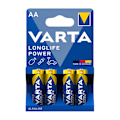 Pikkukuva 2 / 2: Varta Longlife Power Batteri AA 4-pack