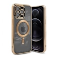 Miniatyrbillede 1 af 5: Luxury Mobilskal med Magsafe iPhone 12 Pro Max - Guld Gold