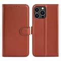 iPhone 15 Pro Max Plånboksfodral med stativ - Brun Brun