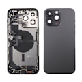 Miniatyrbild 1 av 10: iPhone 14 Pro Max Baksida med Komplett Ram - Svart Svart