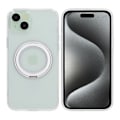 Miniatyrbillede 1 af 3: iPhone 15 Plus Mobilskal med Magsafe Stativ - Transparent Transparent