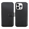 Miniatyrbillede 1 af 5: iPhone 15 Pro Plånboksfodral Läder Rvelon - Svart Black
