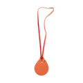 Pikkukuva 3 / 3: AirTag Fodral med Rem i PU-Läder - Orange Orange