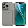 Pikkukuva 1 / 5: iPhone 16 Pro Max Mobilskal Stöttåligt med Korthållare - Svart Black