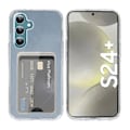 Miniatyrbild 1 av 3: Samsung Galaxy S24 Plus Mobilskal med Korthållare Rvelon - Transparent Transparent