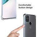 Pikkukuva 3 / 3: Stöttåligt Mobilskal OnePlus Nord N100 - Transparent Transparent
