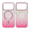 Mobilskal Korrugerad MagSafe för iPhone 17 Pro - Rosa Rosa