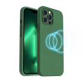 Pikkukuva 4 / 4: iPhone 14 Pro Max Silikonskal Rvelon MagSafe - Grön Green