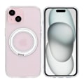 Miniatyrbillede 1 af 3: iPhone 15 Mobilskal med Magsafe Stativ - Transparent Transparent