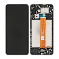 Pikkukuva 3 / 5: Samsung Galaxy A12 Skärm med LCD Display Original - Svart Black