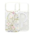 Matt MagSafe-skal med blommor för iPhone 17 Pro Max - Beige beige
