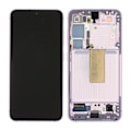 Miniatyrbillede 1 af 5: Samsung Galaxy S23 5G (SM-S911) Skärm med LCD Display Original - Lavendel/Lila Multicolor