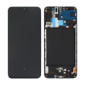 Miniatyrbillede 1 af 4: Samsung Galaxy A70 (SM-A705F) LCD Skärm med Display Original - Svart Black