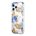 Pikkukuva 2 / 3: iPhone 14 Pro Max Mobilskal MagSafe - Blommor Blå/Guld Multicolor