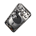 Miniatyrbild 4 av 10: iPhone 14 Pro Max Baksida med Komplett Ram - Svart Svart