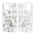 Skal Magsafe till iPhone 15 - Transparent blommor och kvistar Transparent
