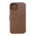 Miniatyrbillede 3 af 11: iPhone 15 Plånboksfodral Läder Rvelon - Brun Brown