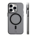 Miniatyrbild 1 av 4: iPhone 15 Pro Max Mobilskal Korrugerad med Magsafe Rvelon - Grå grå
