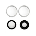 Pikkukuva 3 / 3: iPhone 16/16 Plus Kameralins med metallram - Vit White