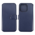 Pikkukuva 1 / 11: iPhone 15 Pro Plånboksfodral Läder Rvelon - Blå Marine blue