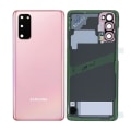 Pikkukuva 1 / 3: Samsung Galaxy S20 (SM-G980F) Baksida Original - Rosa Pink