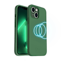 Miniatyrbillede 1 af 4: iPhone 14 Silikonskal Rvelon MagSafe - Grön Green