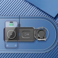 Miniatyrbild 6 av 7: Smart 3-i-1 Trådlös laddare - Svart Svart
