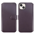 Miniatyrbillede 1 af 5: iPhone 15 Plus Plånboksfodral Läder Rvelon - Lila Purple